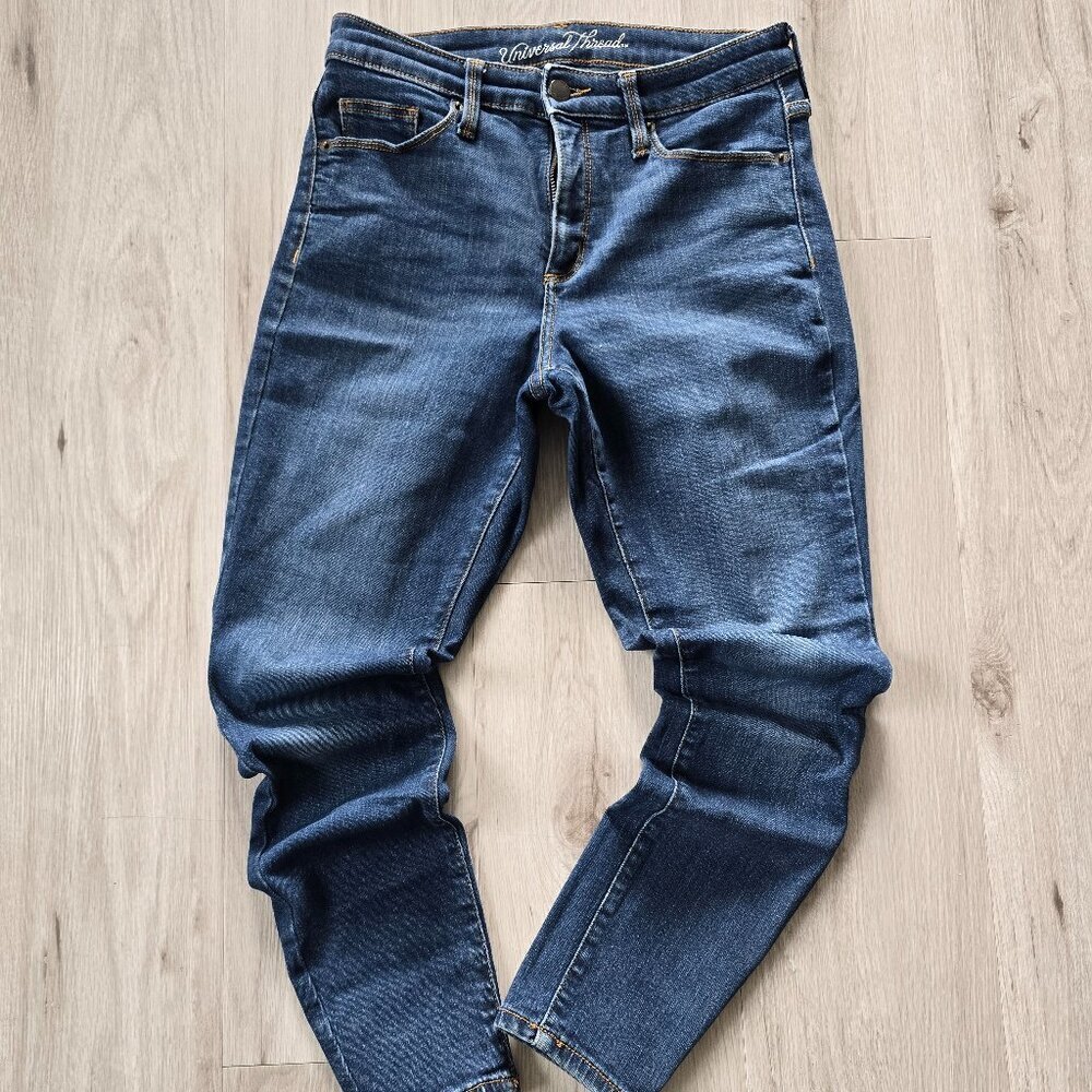 Universal Thread | medium wash denim skinny high-rise jeans | WMS 27"